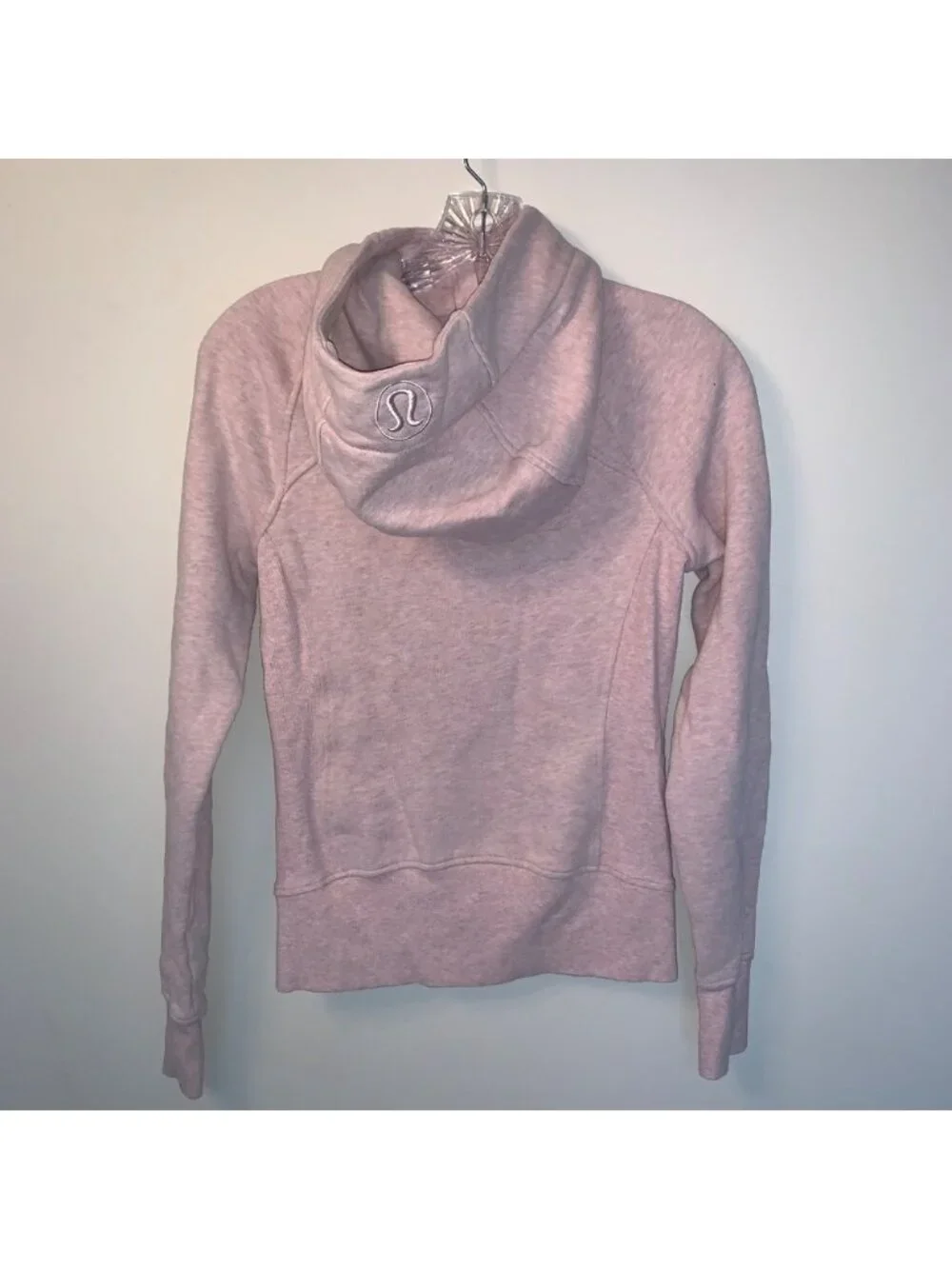 Lululemon Scuba Hoodie Light Cotton Fleece Heathered Space Dyed Vintage Mauve 2
